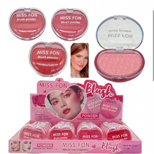 RUBOR COMPACTO CORAZONCITO MISS FON S339