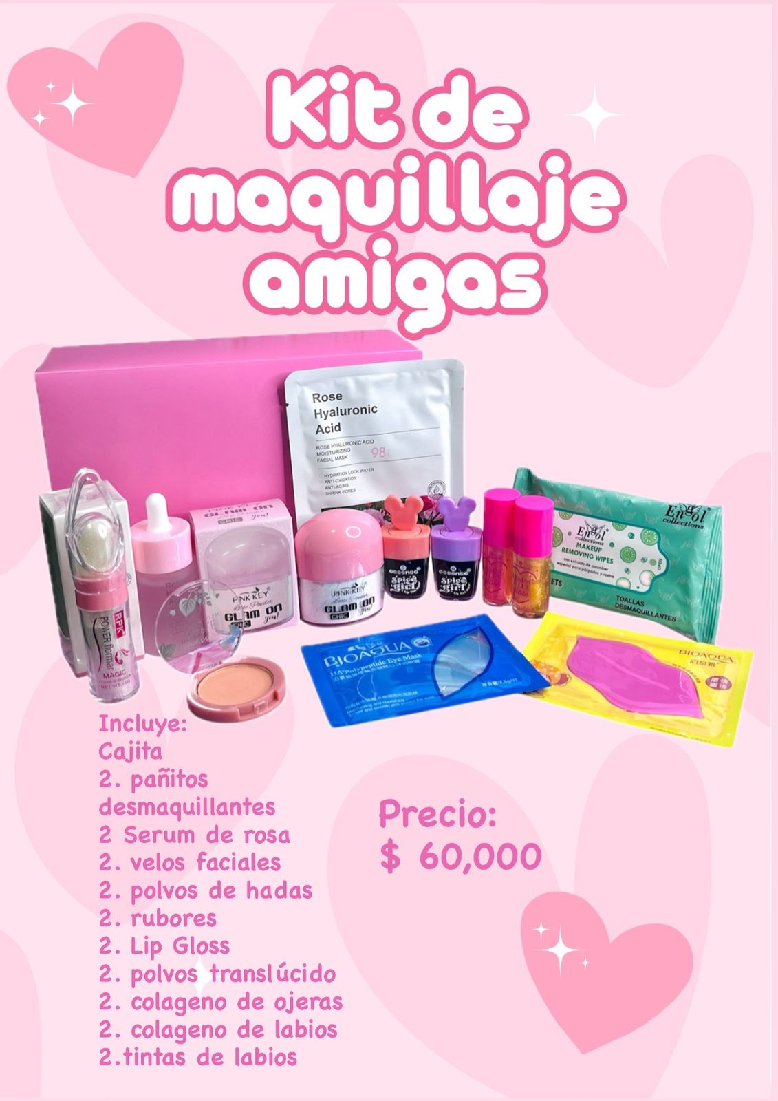 COMBO DE MAQUILLAJE MEJOR AMIGA