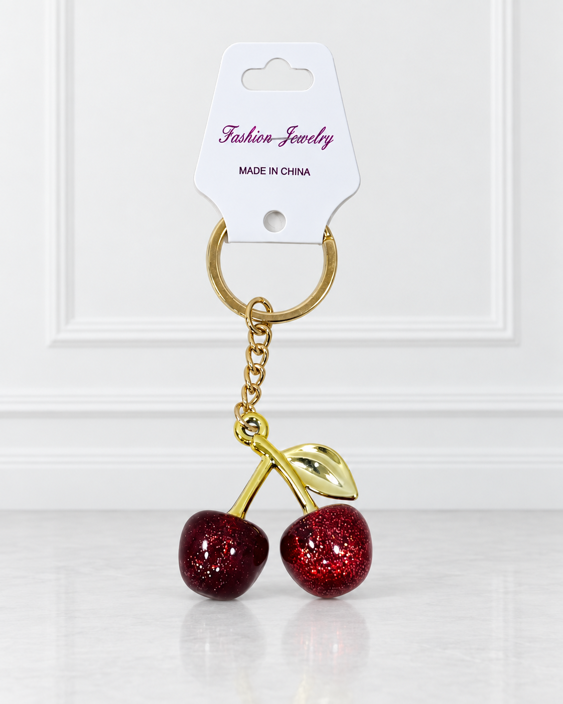 LLAVERO CEREZA PEQUEÑA FASHION JEWELRY