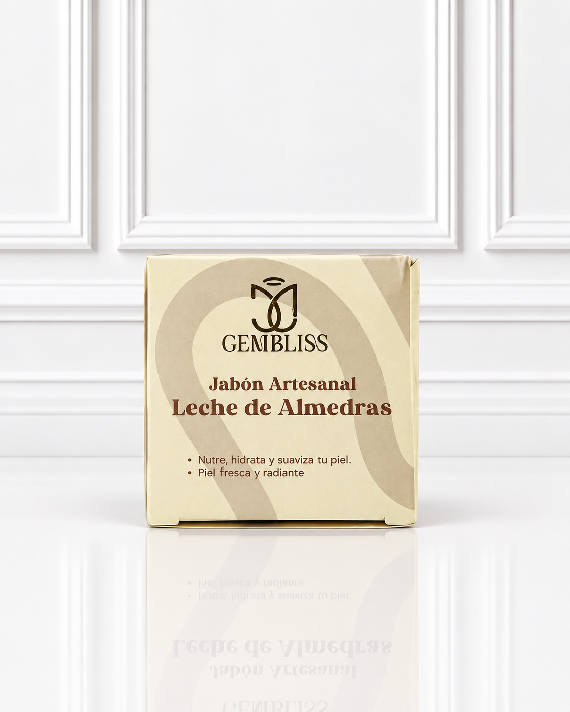 JABON ARTESANAL EN BARRA LECHE DE ALMENDRA GEMBLISS