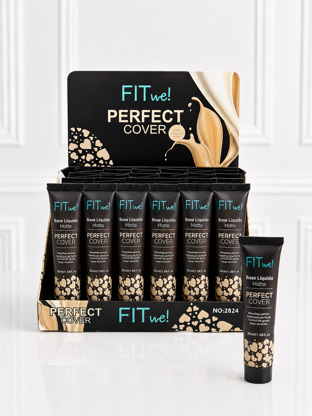 BASE LIQUIDA MATTE FIT WE 2824