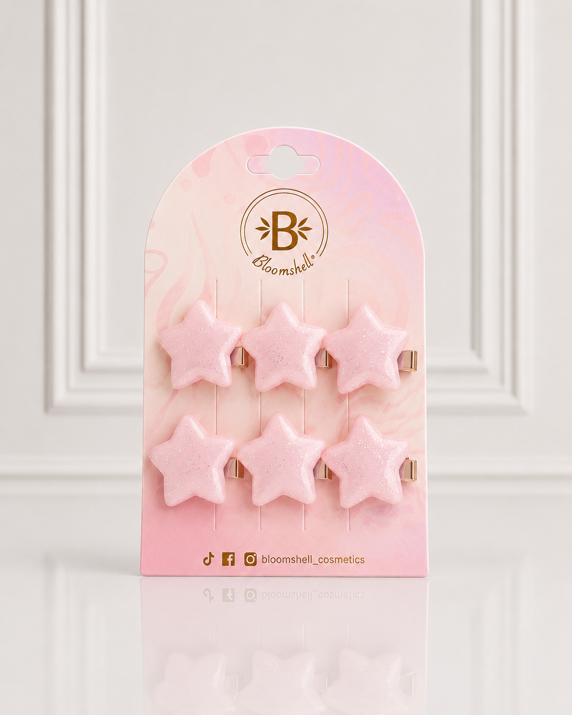 PINZAS PARA EL CABELLO BLOOMSHELL ESTRELLITA BL-YM003