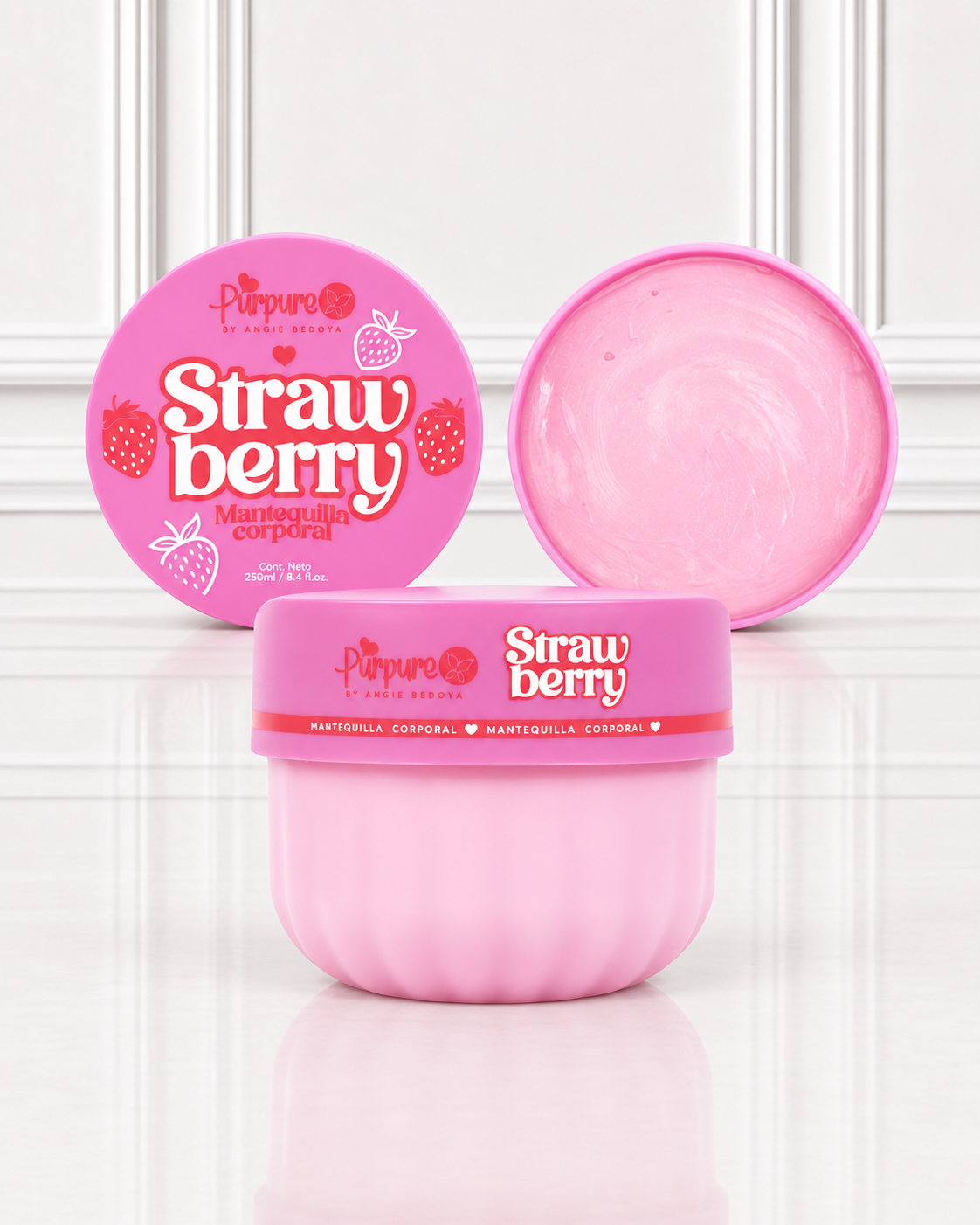 MANTEQUILLA STRAWBERRY PURPURE 250 ML