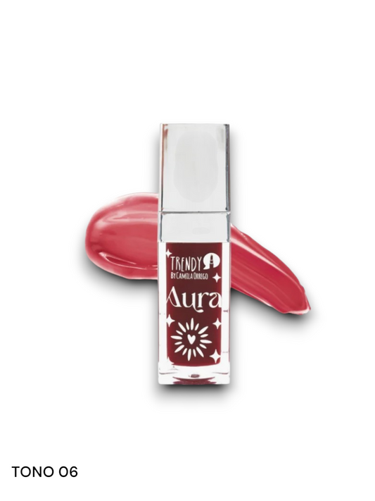 BRILLO DE LABIOS AURA TRENDY TONO#6 BAT1878