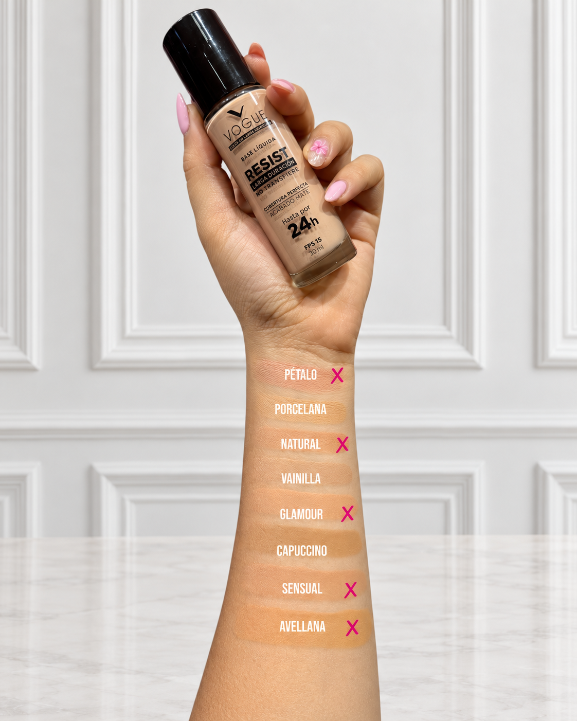BASE LIQUIDA RESIST VAINILLA VOGUE