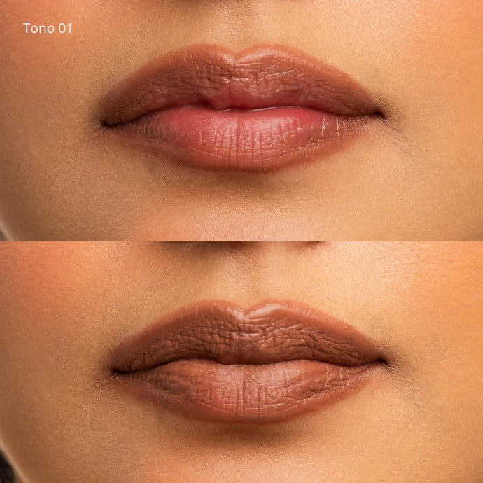 LABIAL LIQUIDO Y LAPIZ DELINEADOR MIIS COSMETICS TONO 01 PHD06-1