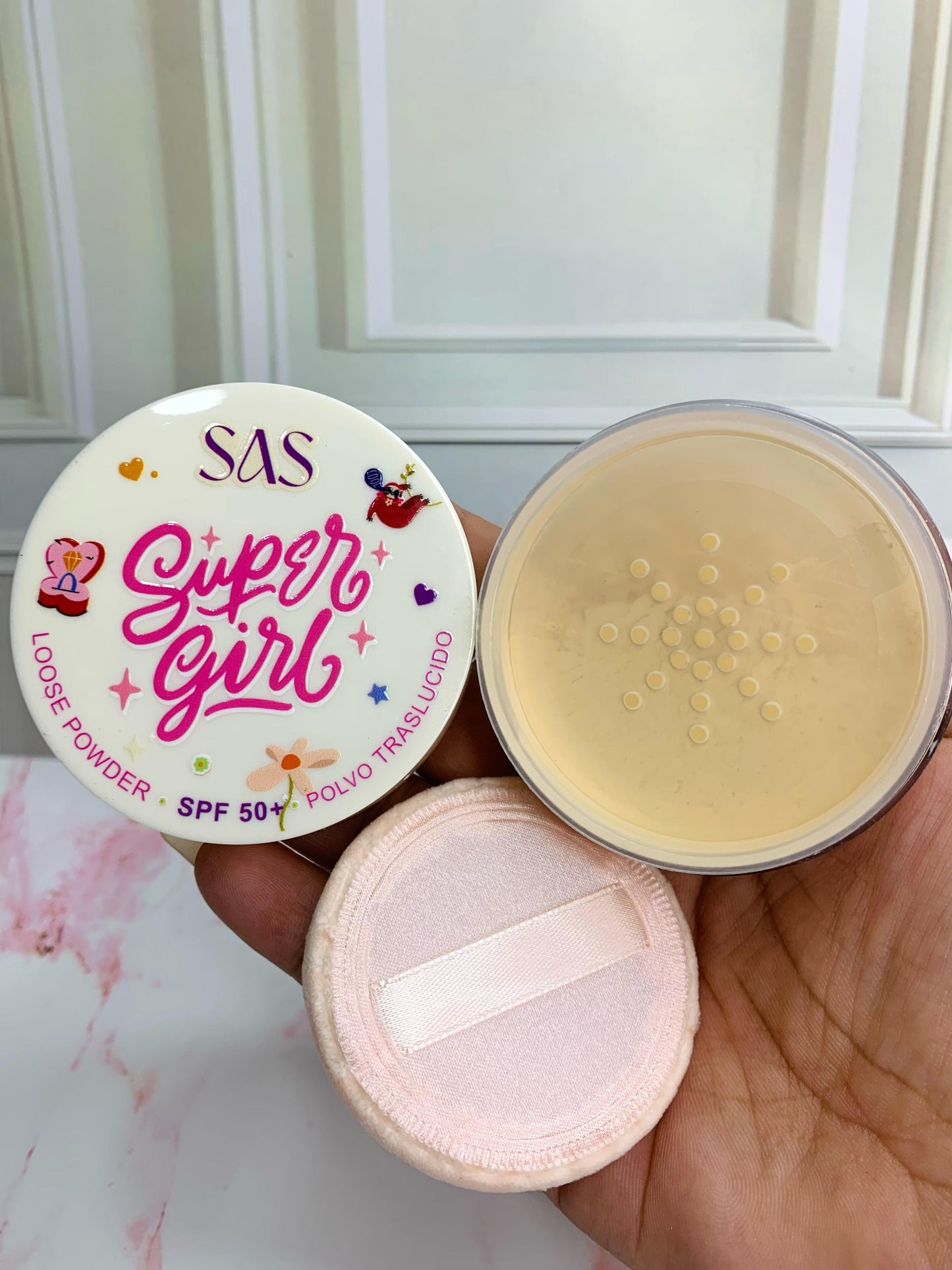 POLVO SUELTO SUPER GIRL SPF50+ SAF003-3