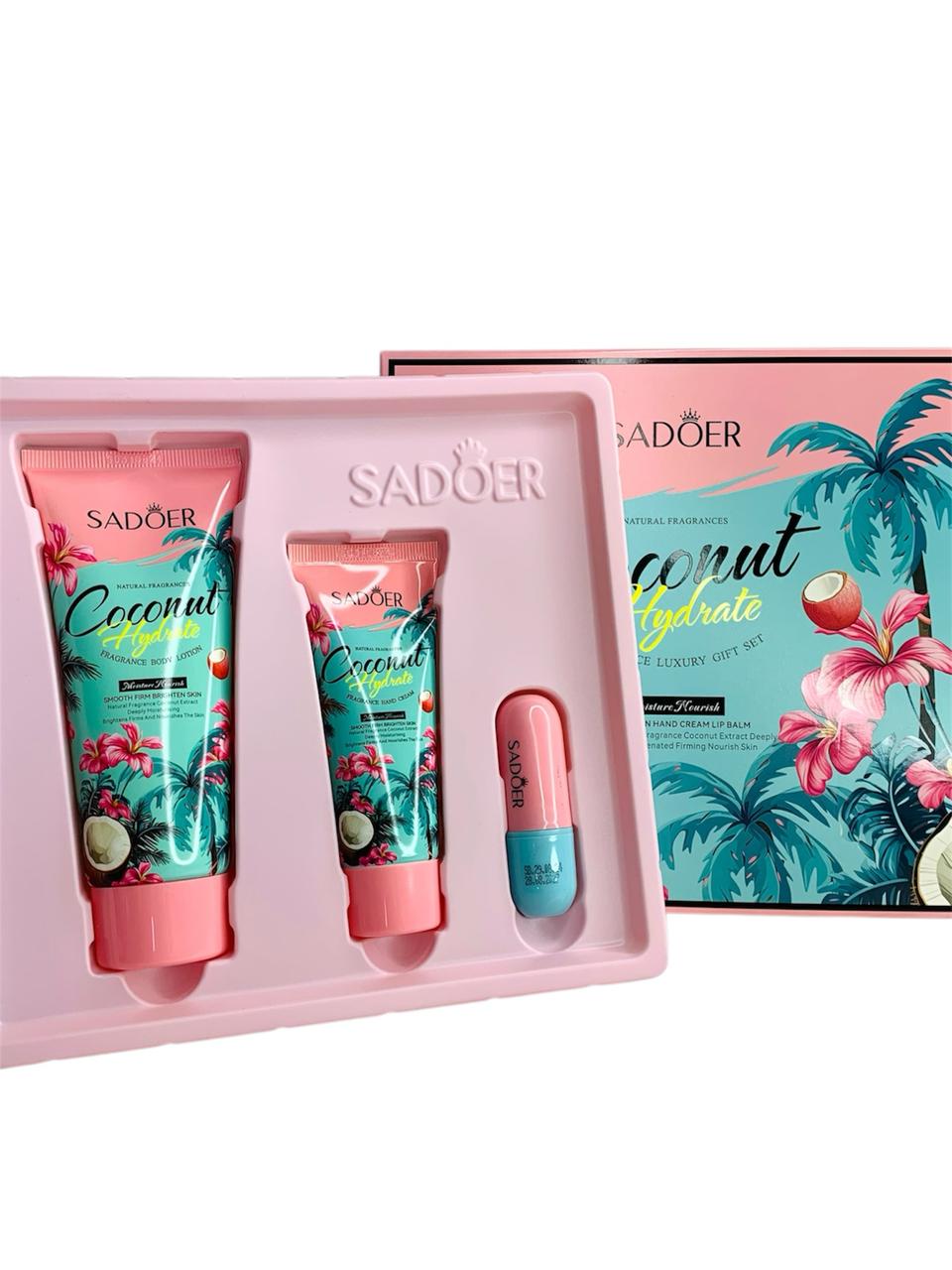KIT X3 CREMAS CORPORALES DE COCO SADOER SD01673