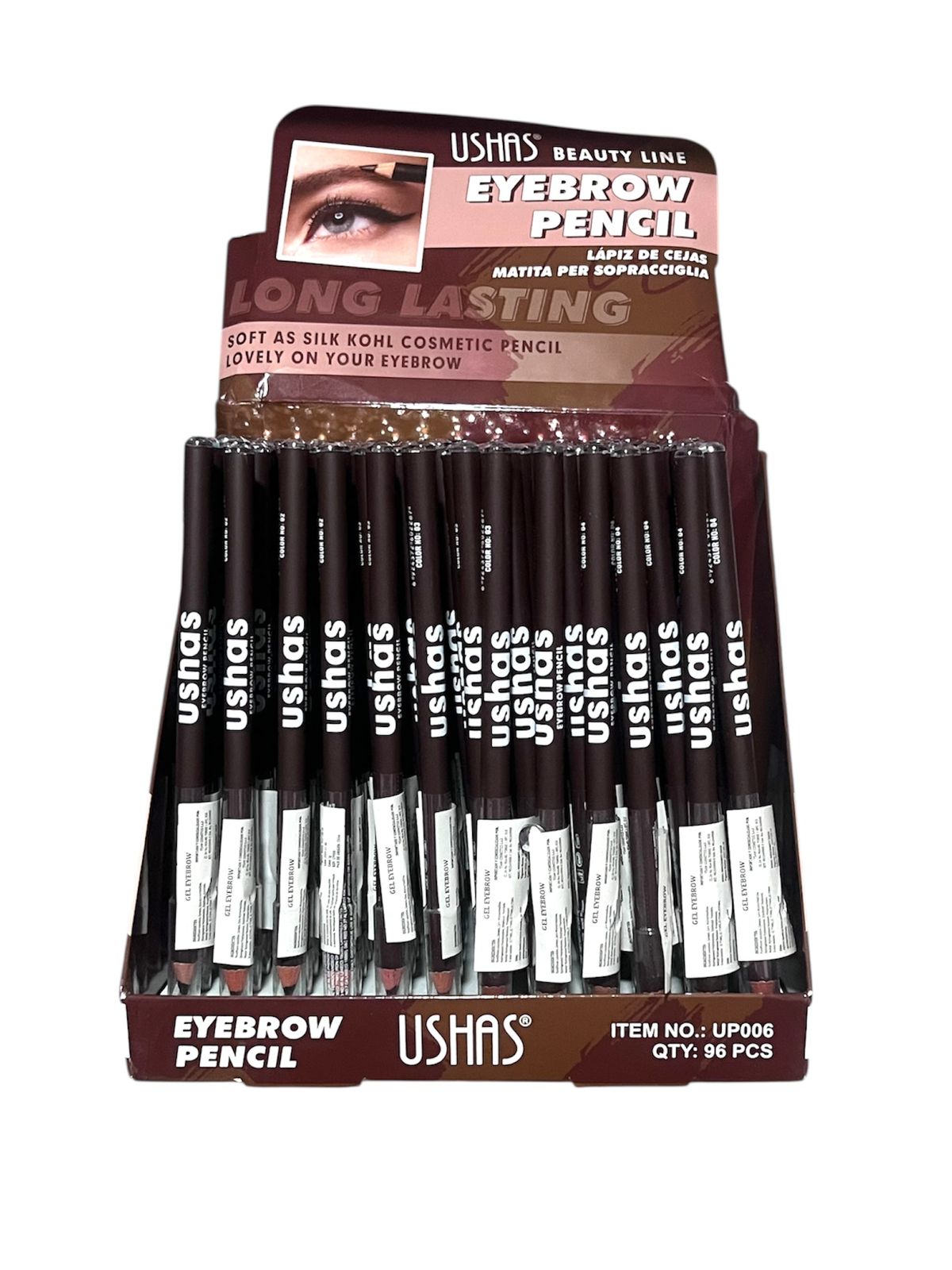 LAPIZ DE CEJA LONG LASTING USHAS UP006