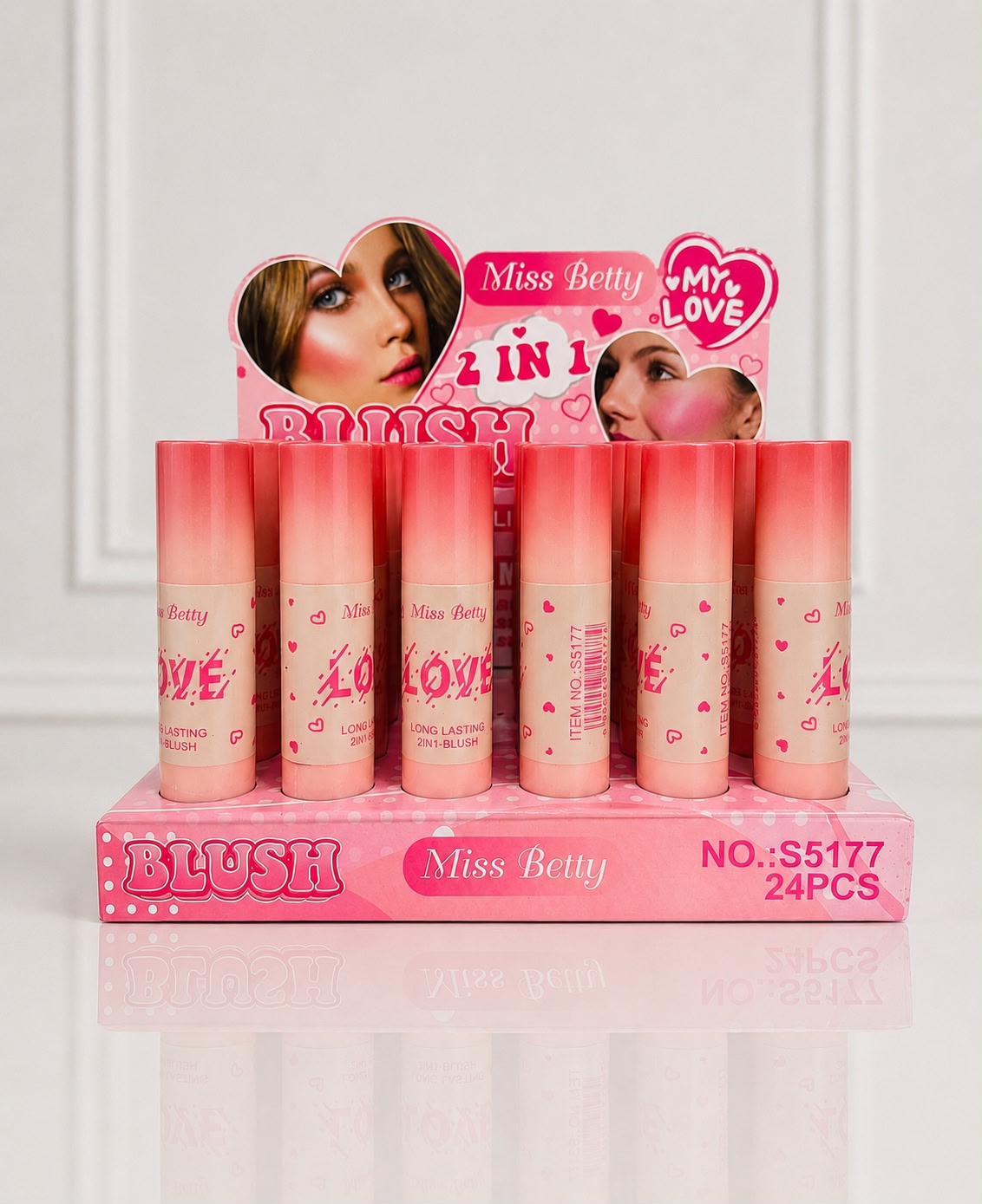 RUBOR 2 EN 1 MISS BETTY S5177