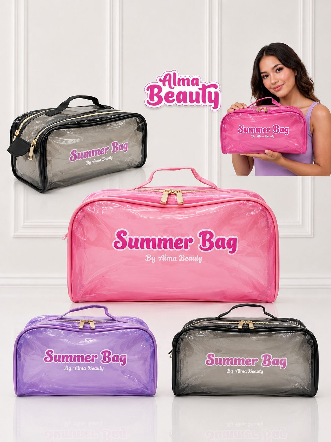 COSMETIQUERA SUMMER BAG BY ALMA BEAUTY ABA-056