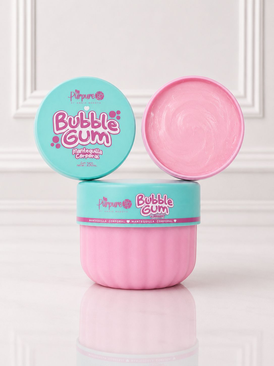 MANTEQUILLA BUBBLE GUM 250 ML PURPURE