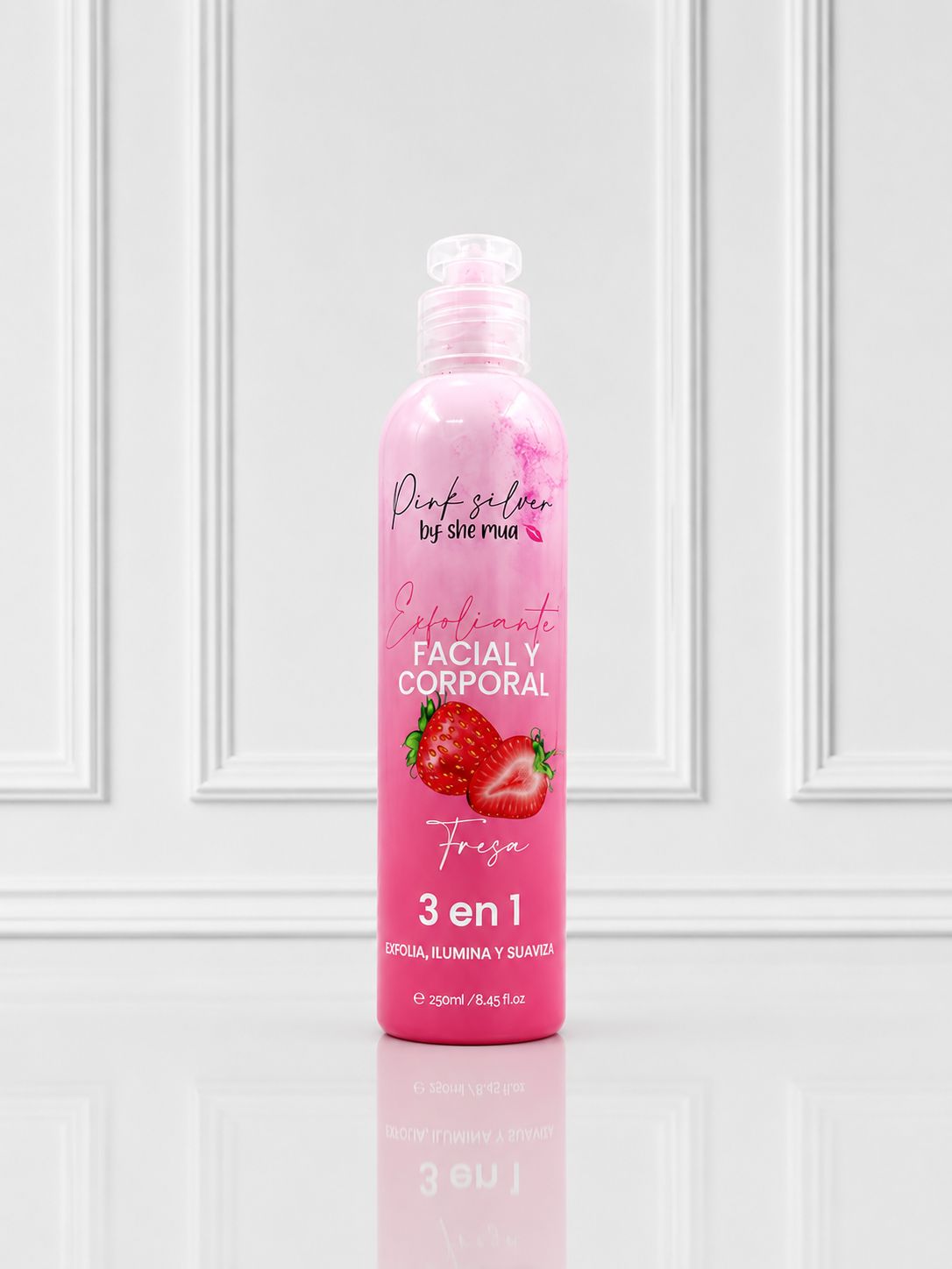 EXFOLIANTE PINK SILVER FRESA 250ML SHEMUA