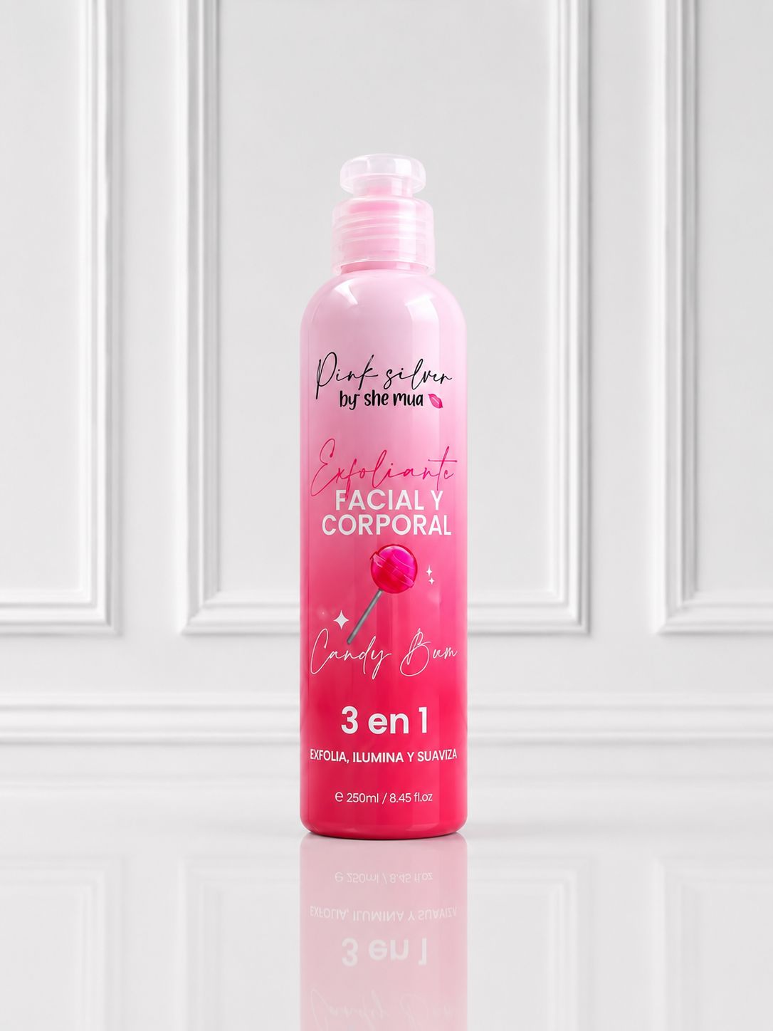 EXFOLIANTE PINK SILVER CANDY BUM 250ML SHEMUA
