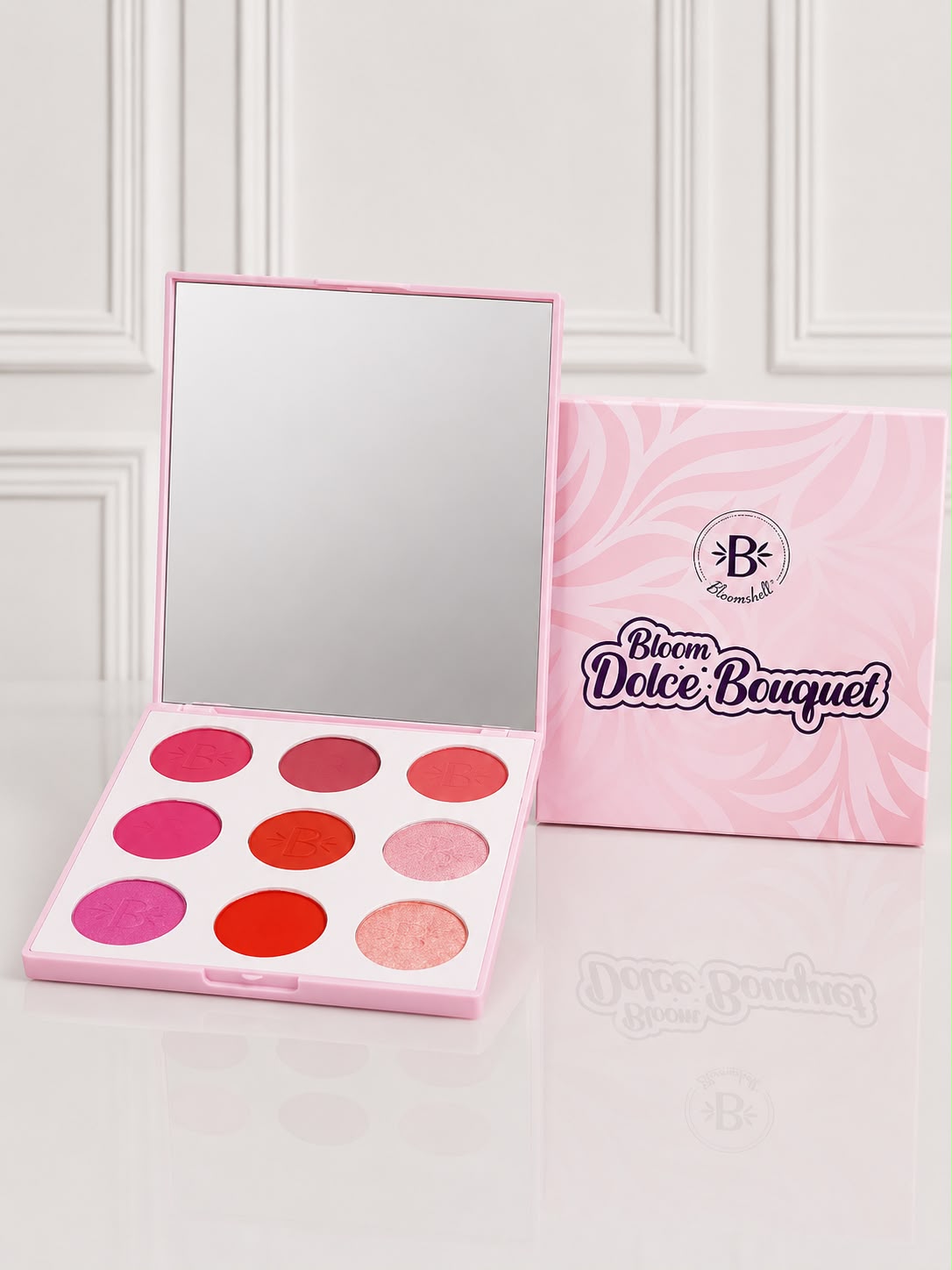 PALETA DE RUBORES X9 TONOS BLOOMSHELL BL-BRB2938