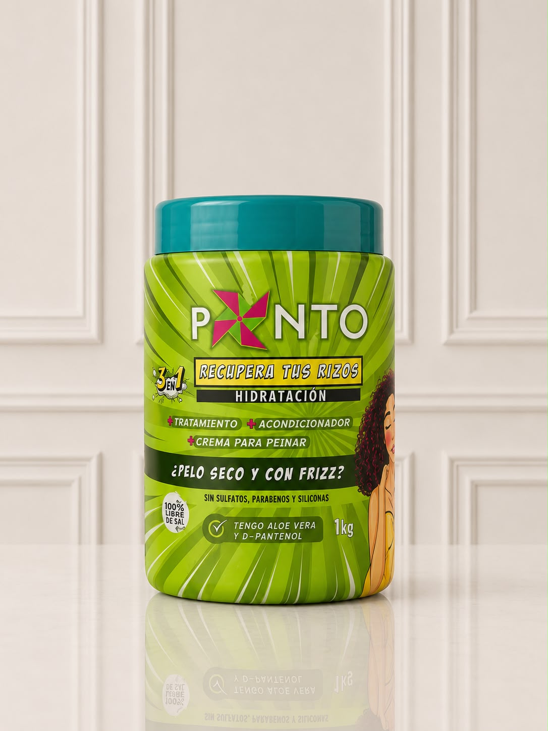 TRATAMIENTO PONTO 3 EN 1 HIDRATACION VERDE 1000ML
