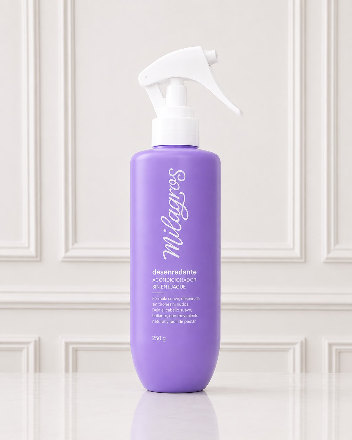 DESENREDANTE TERMOPROTECTOR MULTIBENEFICIO MILAGROS LILA 250G