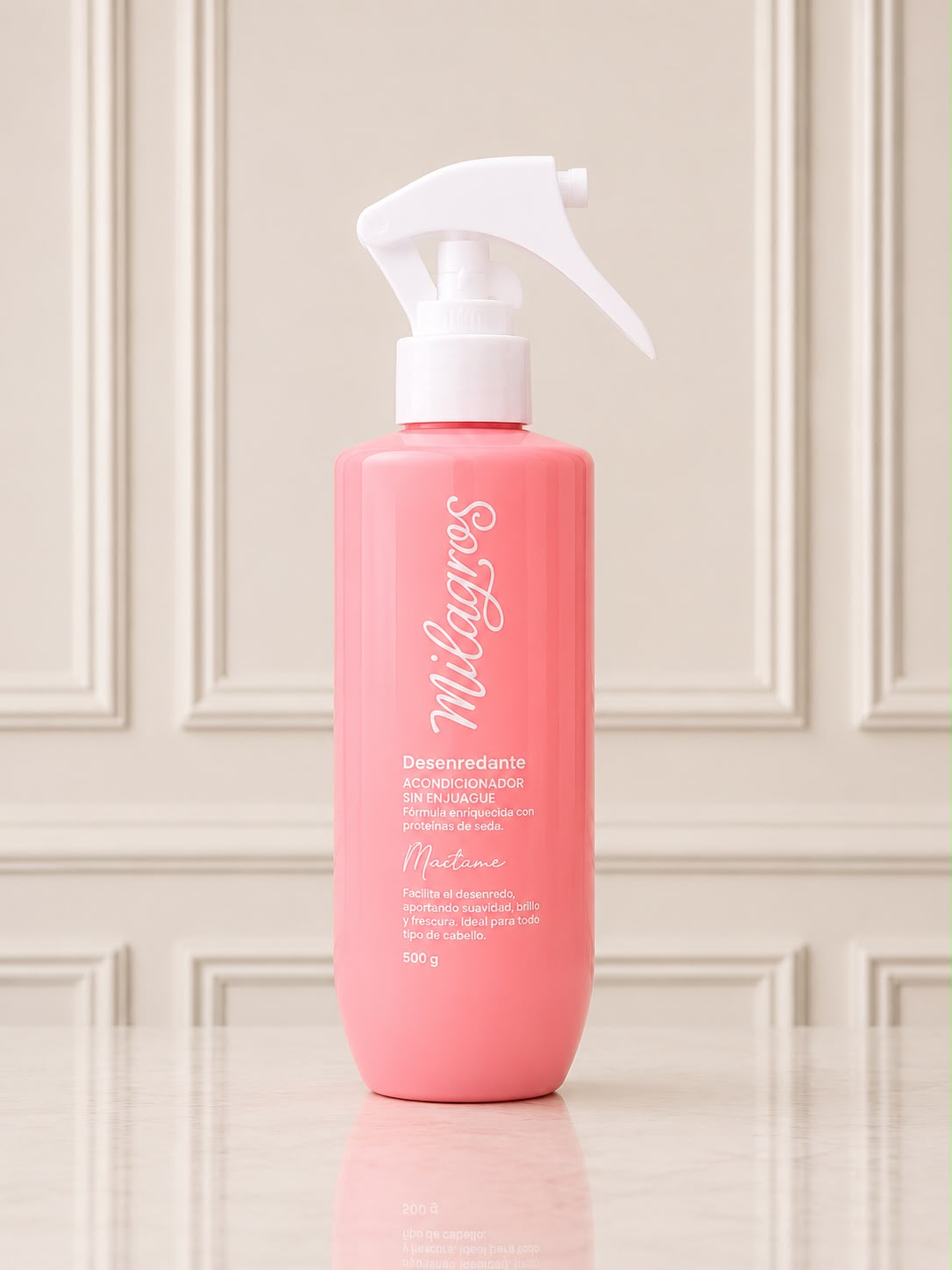 DESENREDANTE TERMOPROTECTOR MILAGROS ROSADO 250G