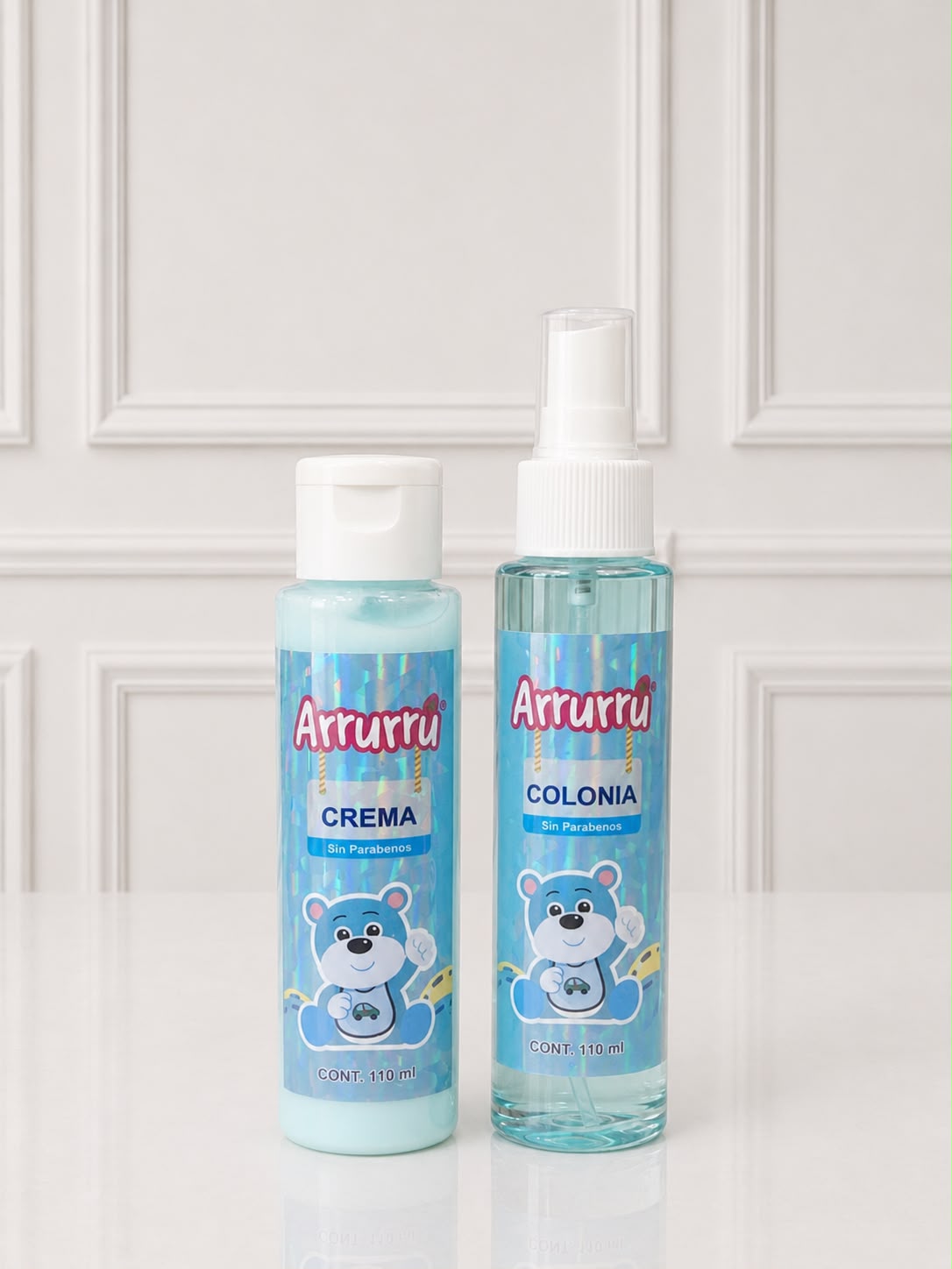 KIT ARRURRU CREMA+COLONIA 110ML BLUE