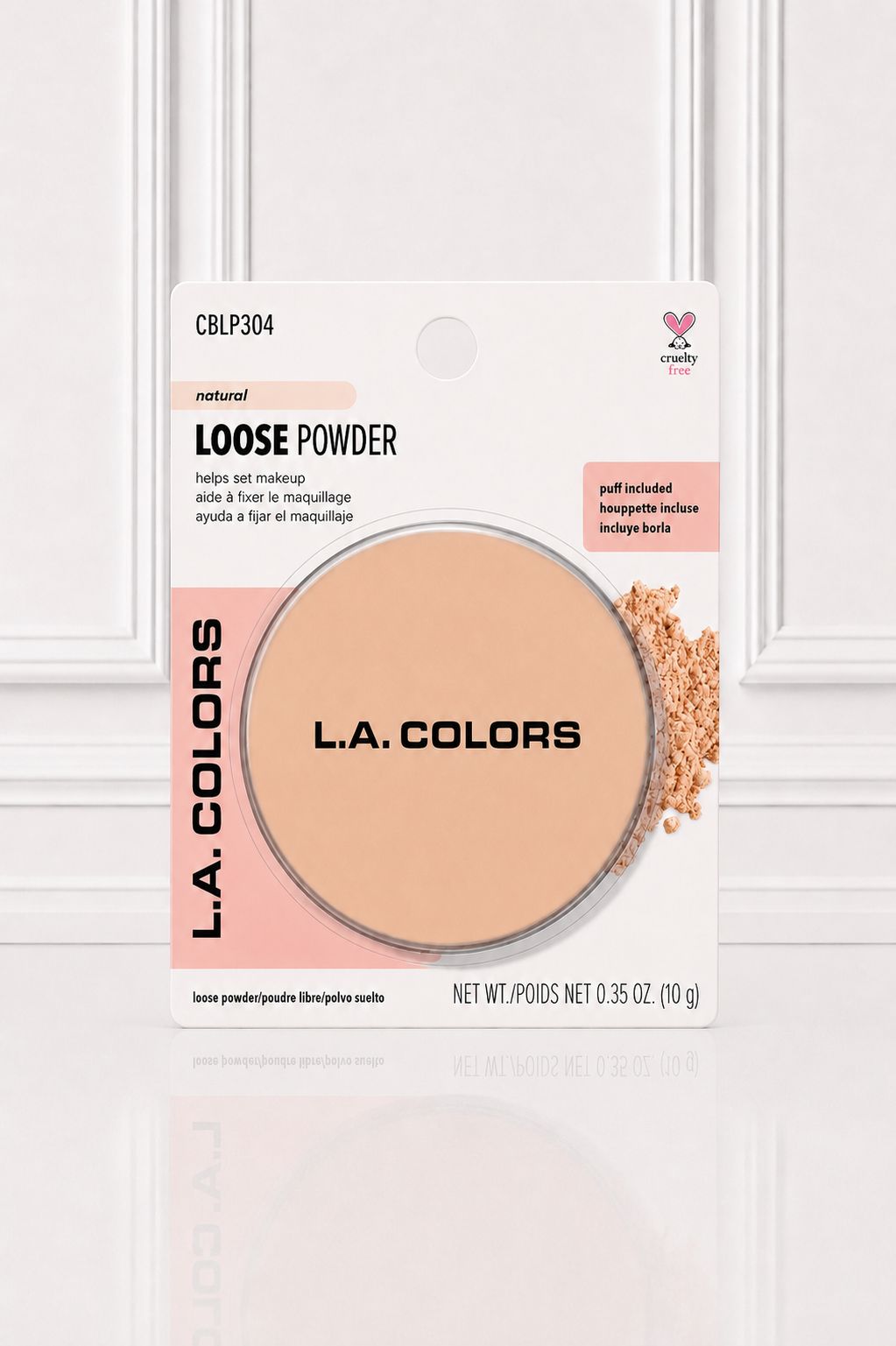 POLVO SUELTO NATURAL L.A COLORS CBLP304