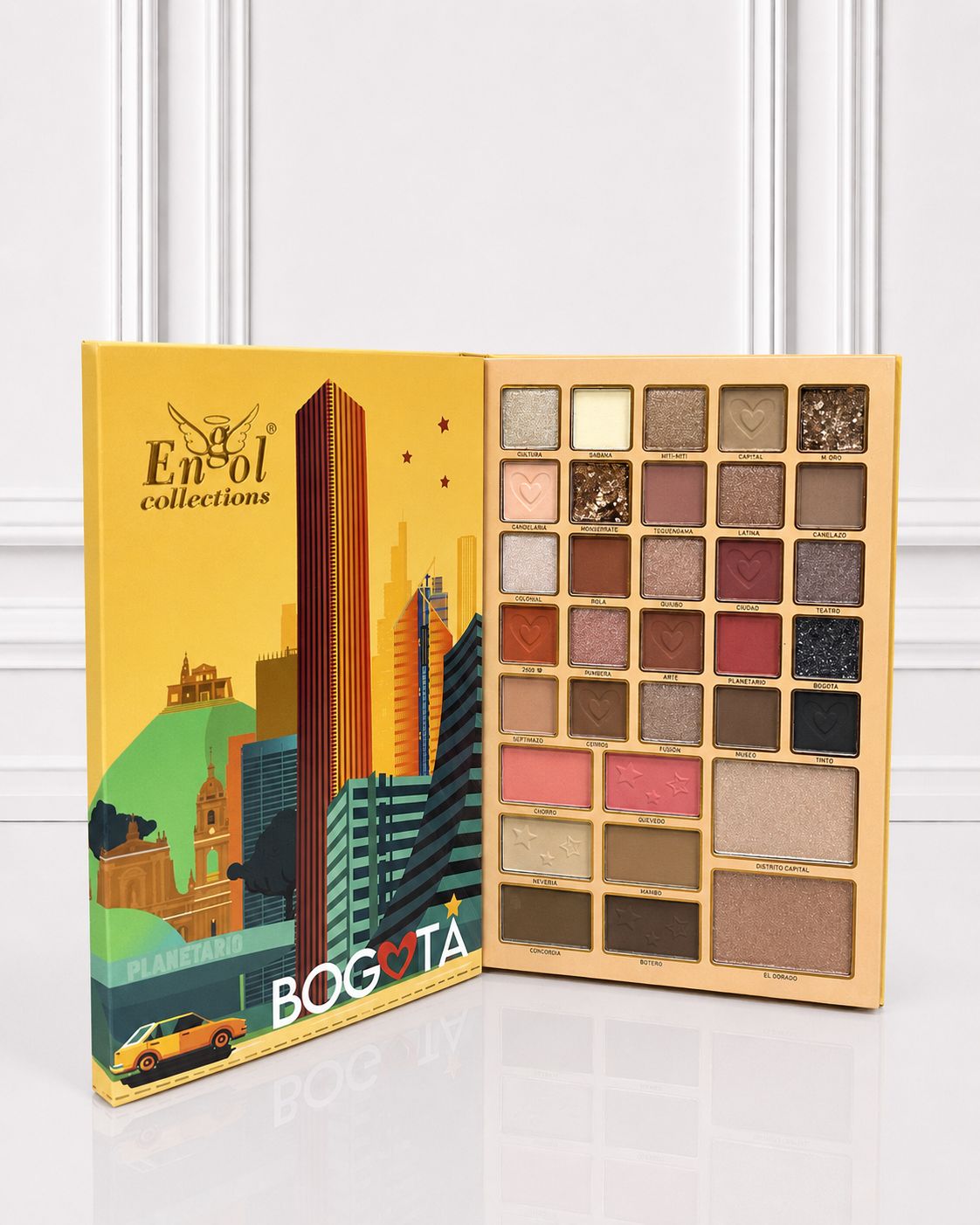 PALETA DE SOMBRA BOGOTA X25 TONOS ENGOL BTA-033