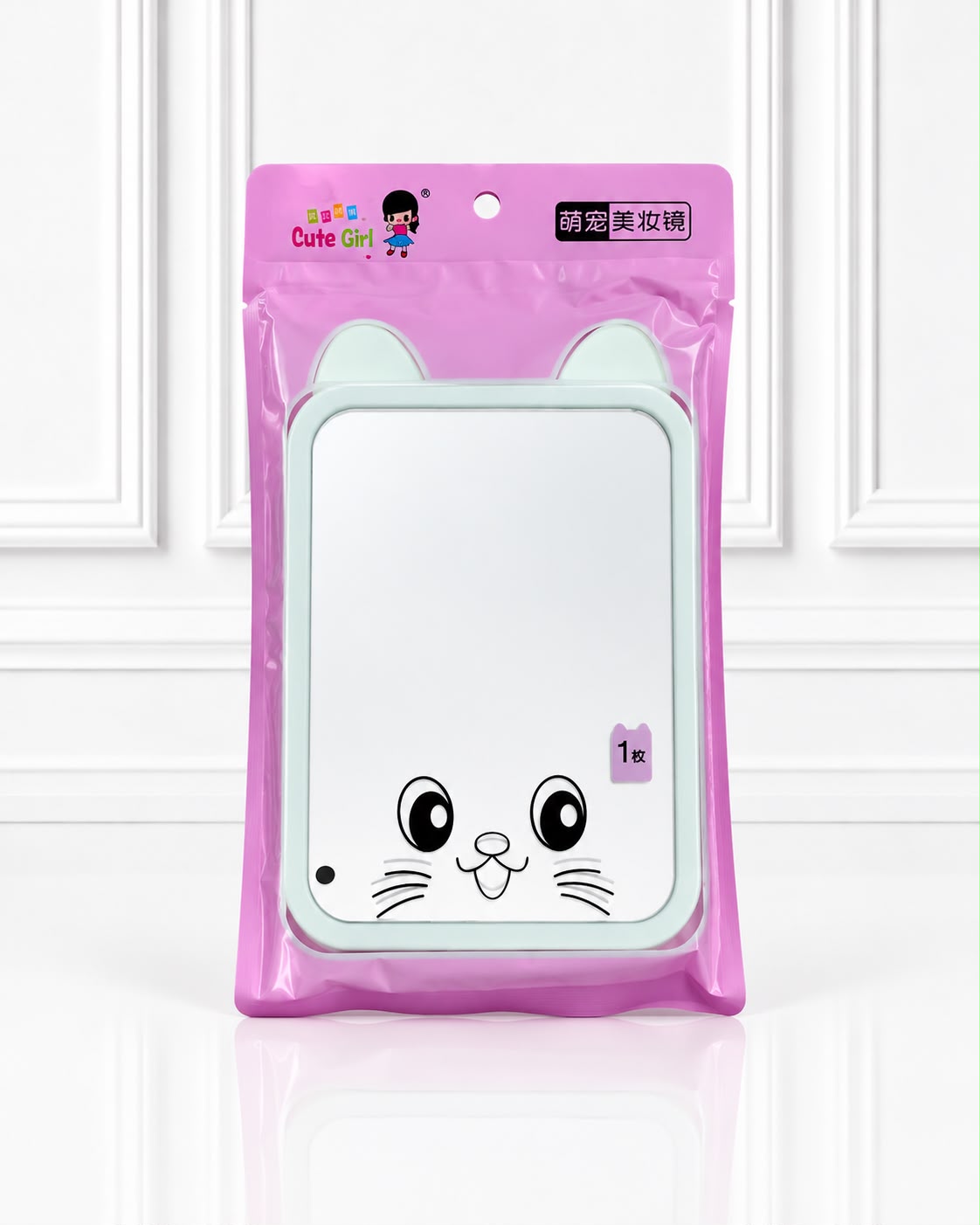 ESPEJO BIGOTES GATO CUTE GIRL DL-466