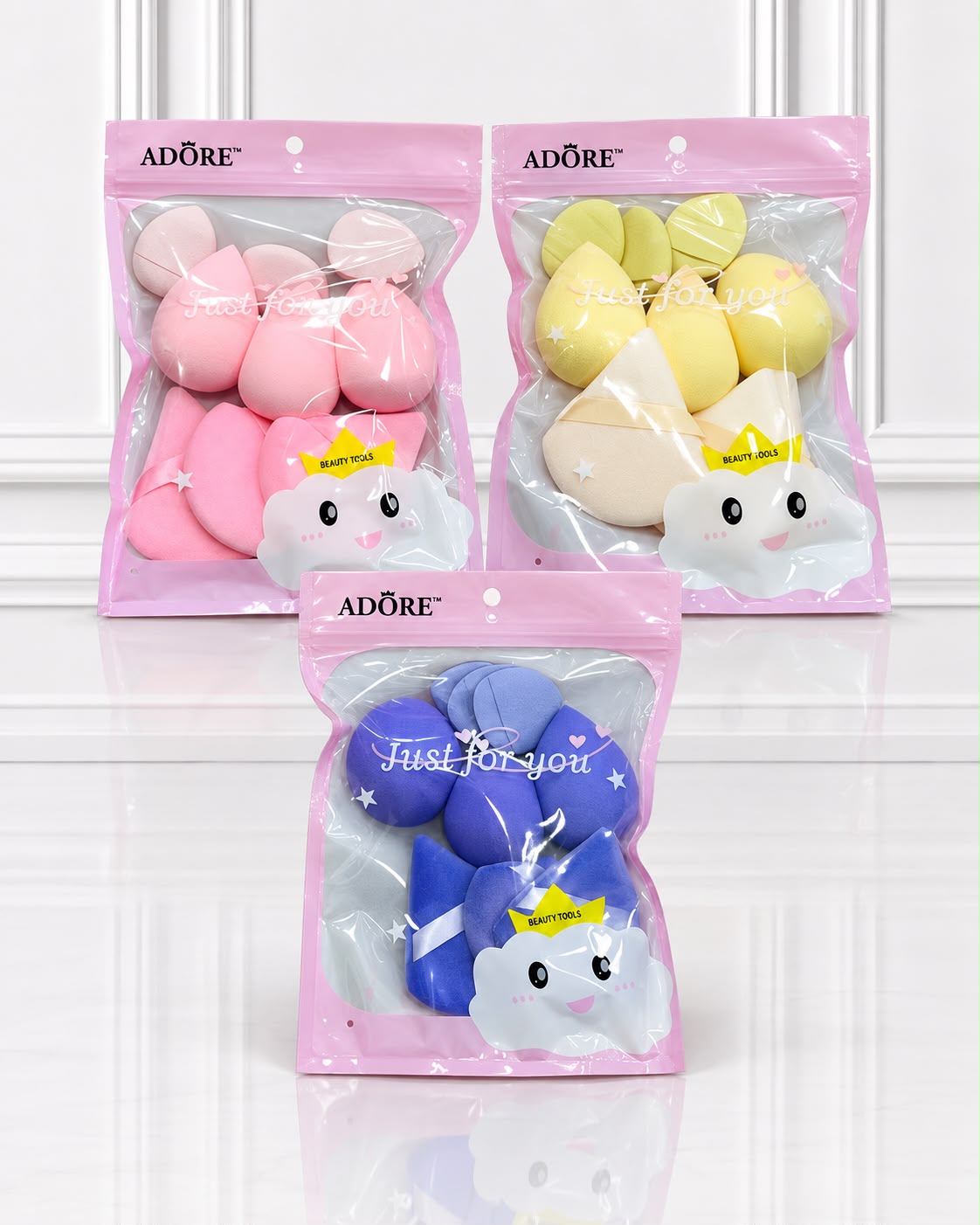 SET DE POMOS ADORE DL-1055