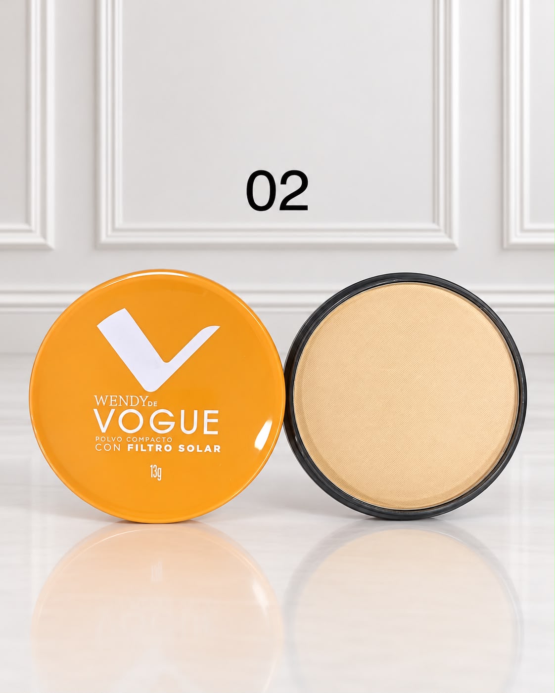 POLVO COMPACTO FILTRO SOLAR WENDY #2 VOGUE