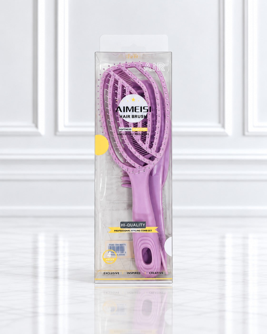 SET X4 CEPILLO + PEINETAS AIMEISI 4031