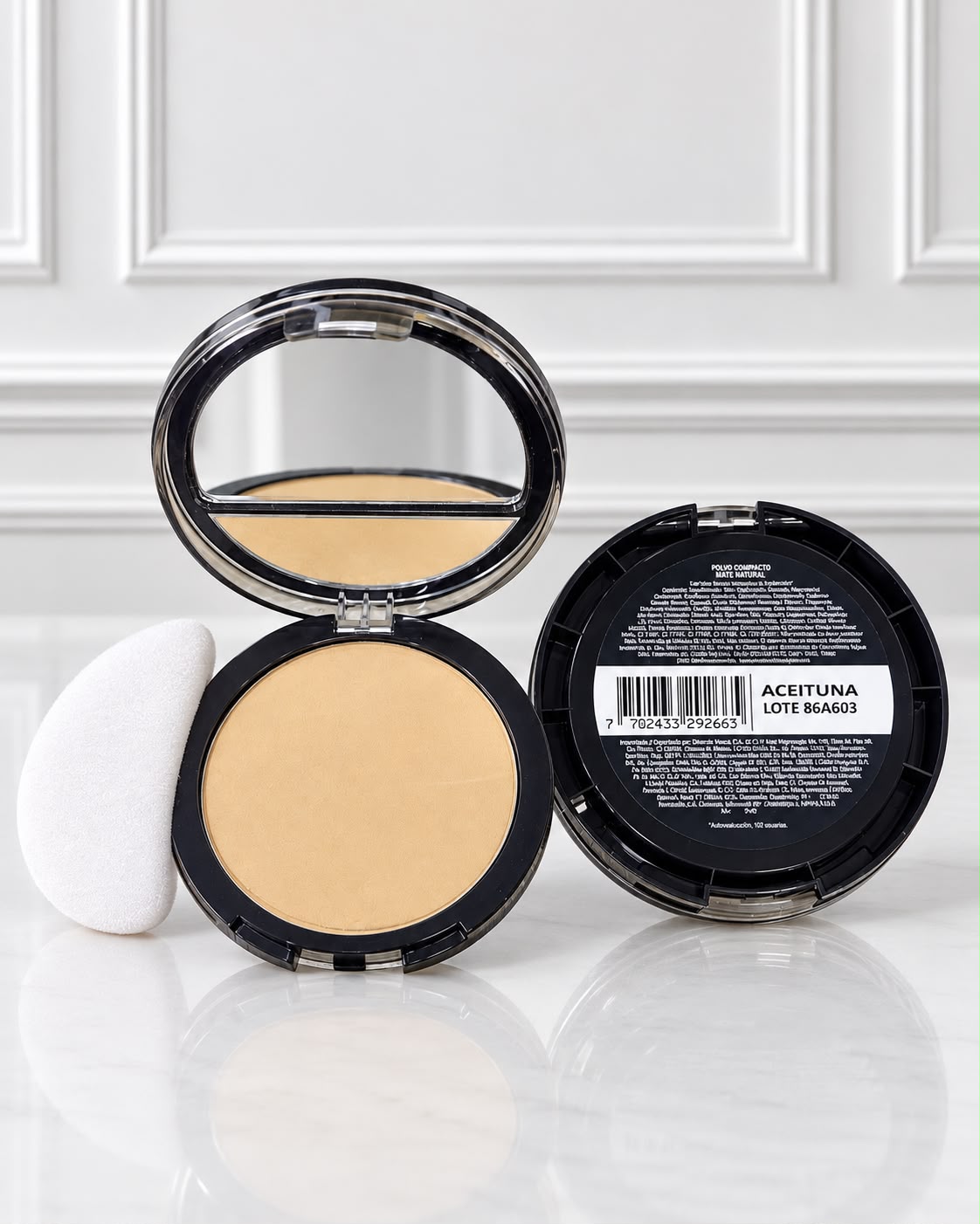 POLVO COMPACTO NATURAL ACEITUNA VOGUE 14G