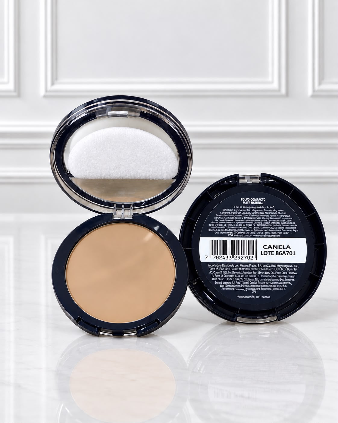 POLVO COMPACTO NATURAL CANELA VOGUE 14G