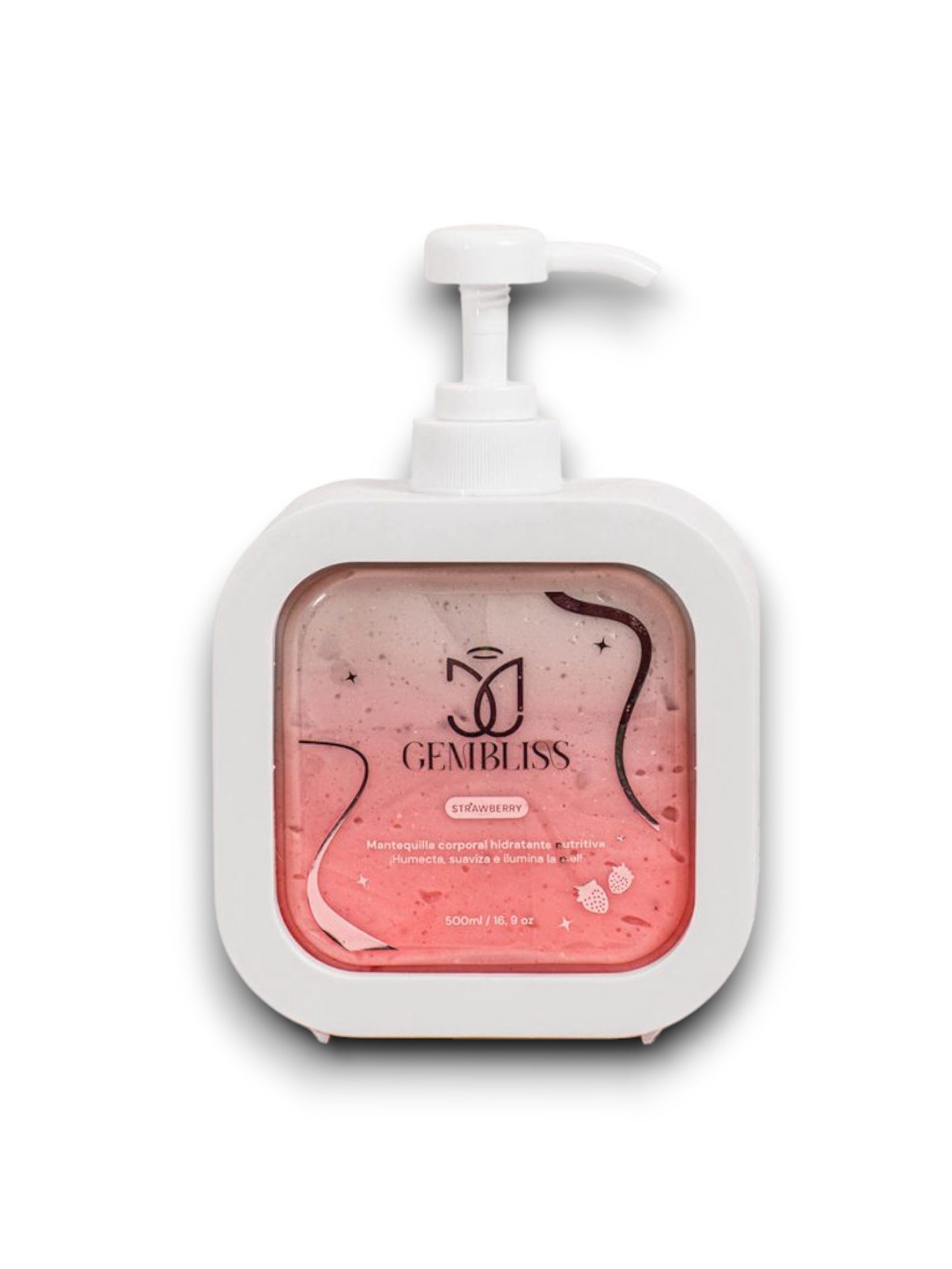 MANTEQUILLA CORPORAL HIDRATANTE GEMBLISS STRAWBERRY 500ML
