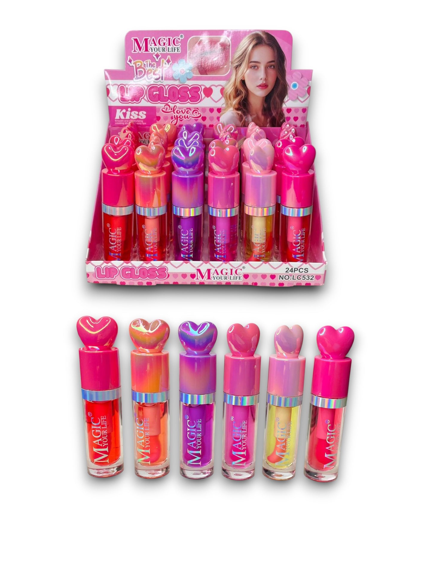 LIP GLOSS MAGIC CORAZON LC532B