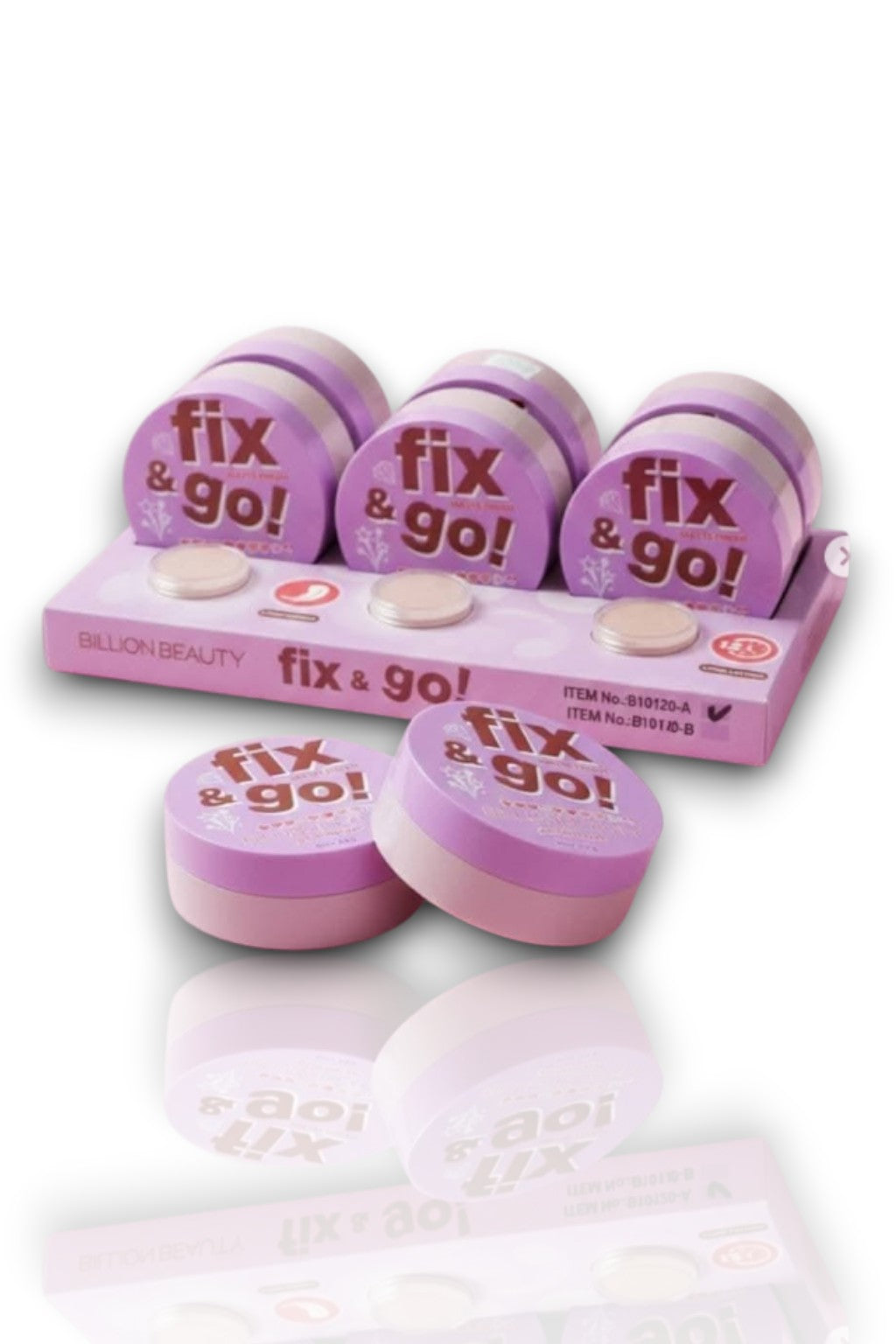 POLVO TRANSLUCIDO FIX & GO BILLION BEAUTY B10120-A