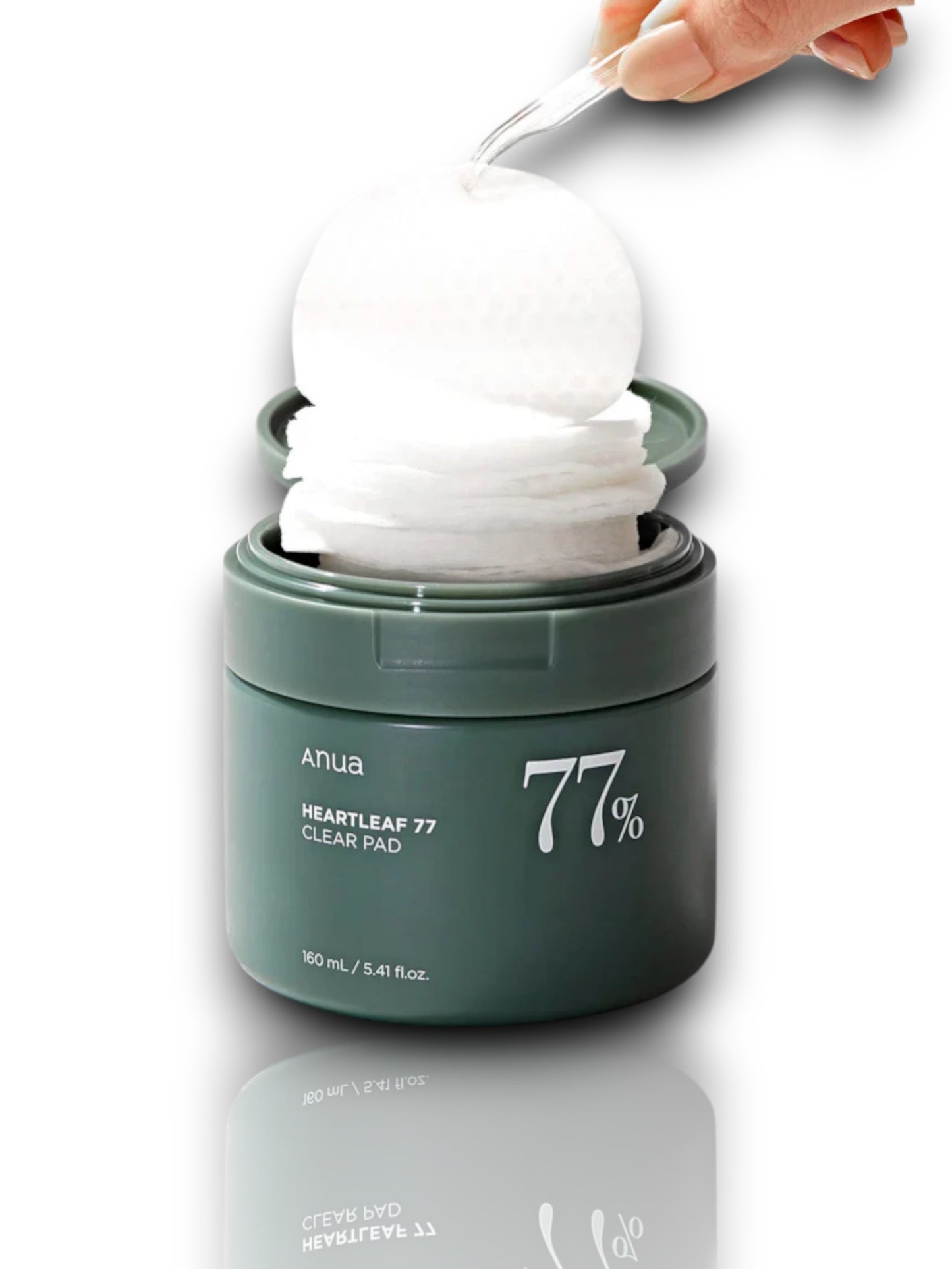 ANUA DISCOS DE ALGODON CON TONICO HEARTLEAF 77% CLEAR PAD