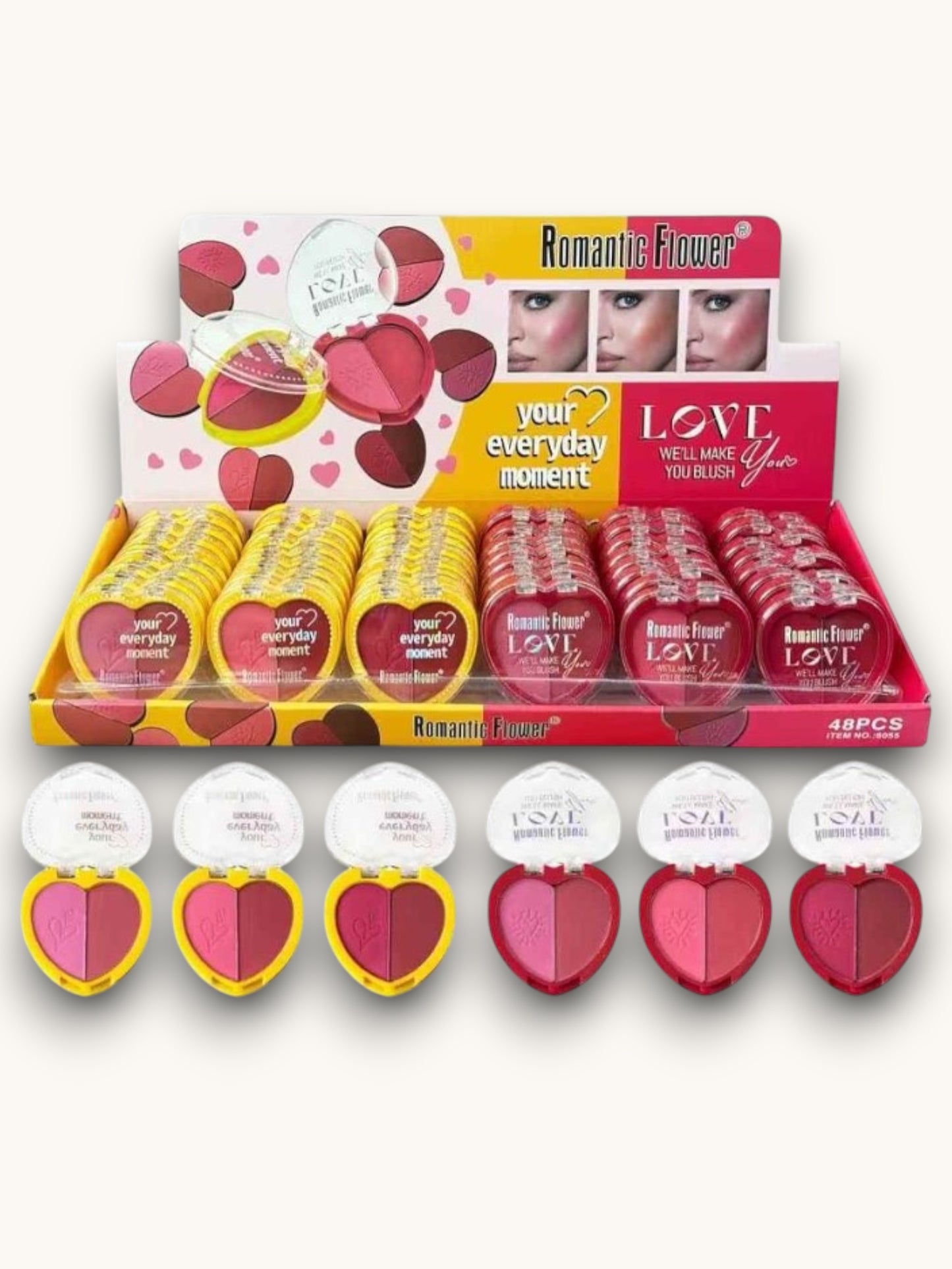 RUBOR COMPACTO CORAZONCITO ROMANTIC 8055