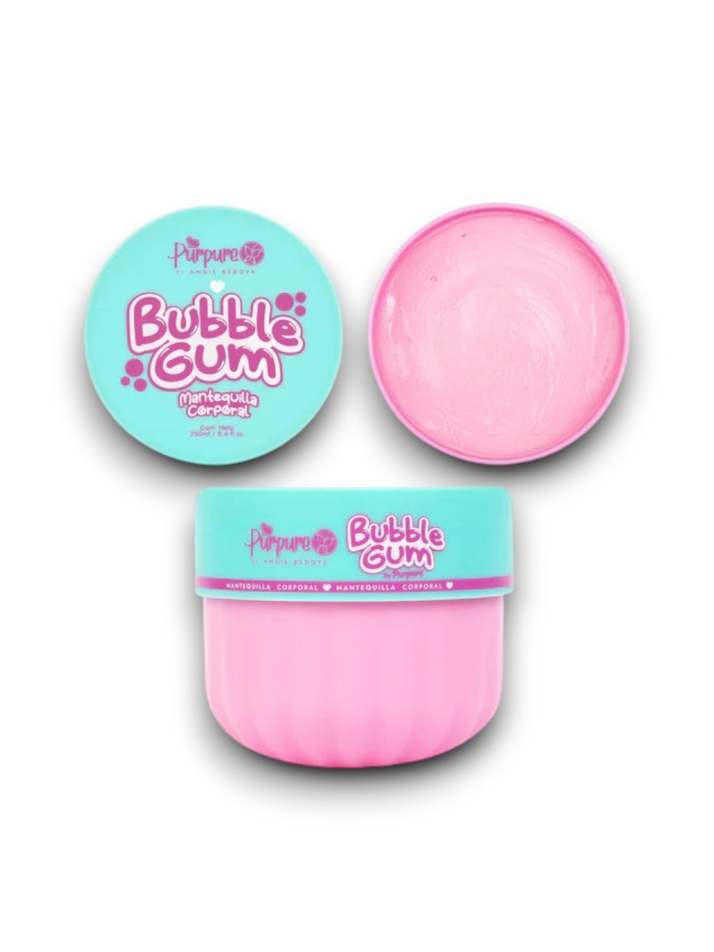 MANTEQUILLA BUBBLE GUM 250 ML PURPURE