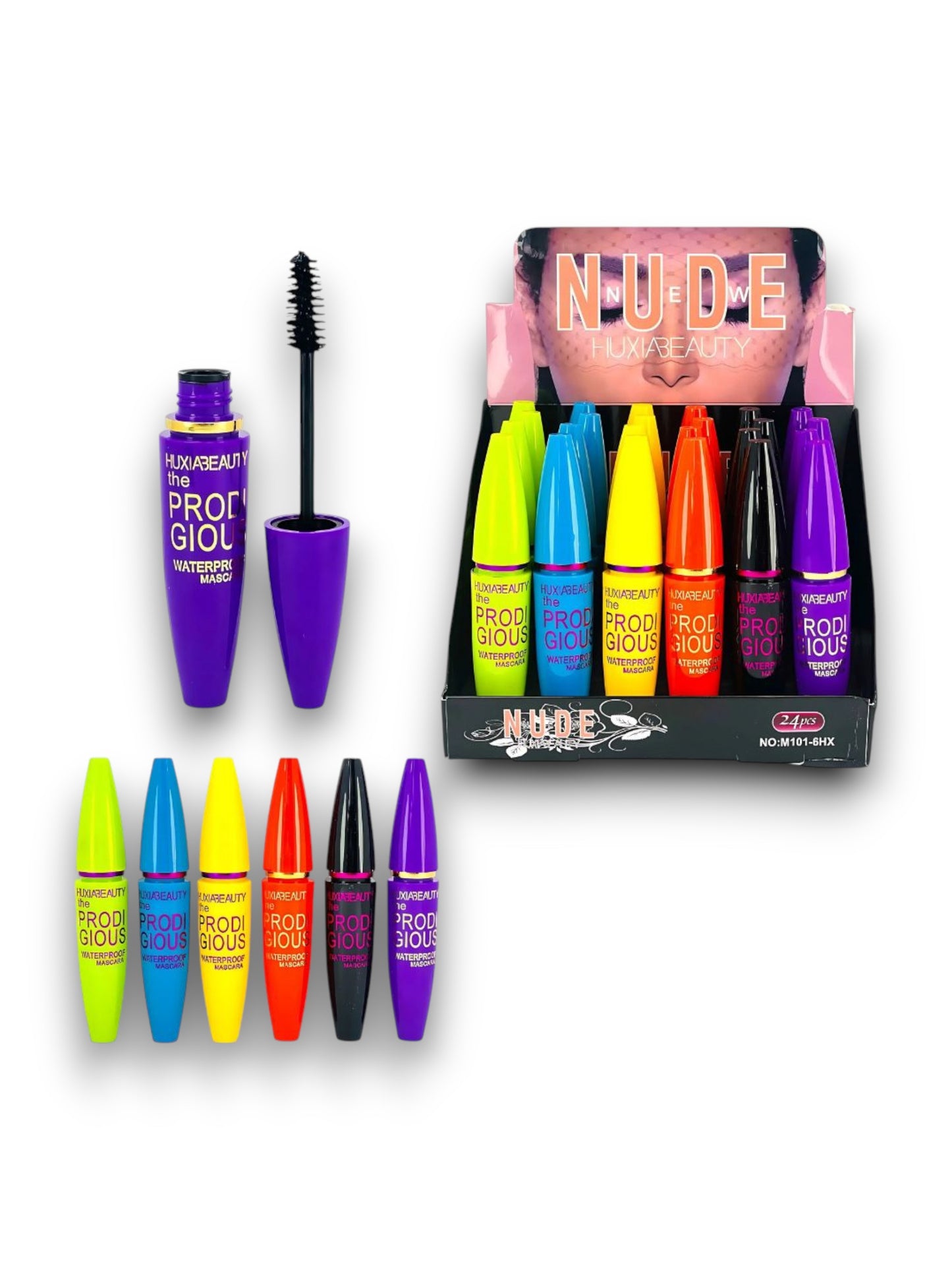 PESTAÑINA HUXIABEAUTY COLORES M101-6HX