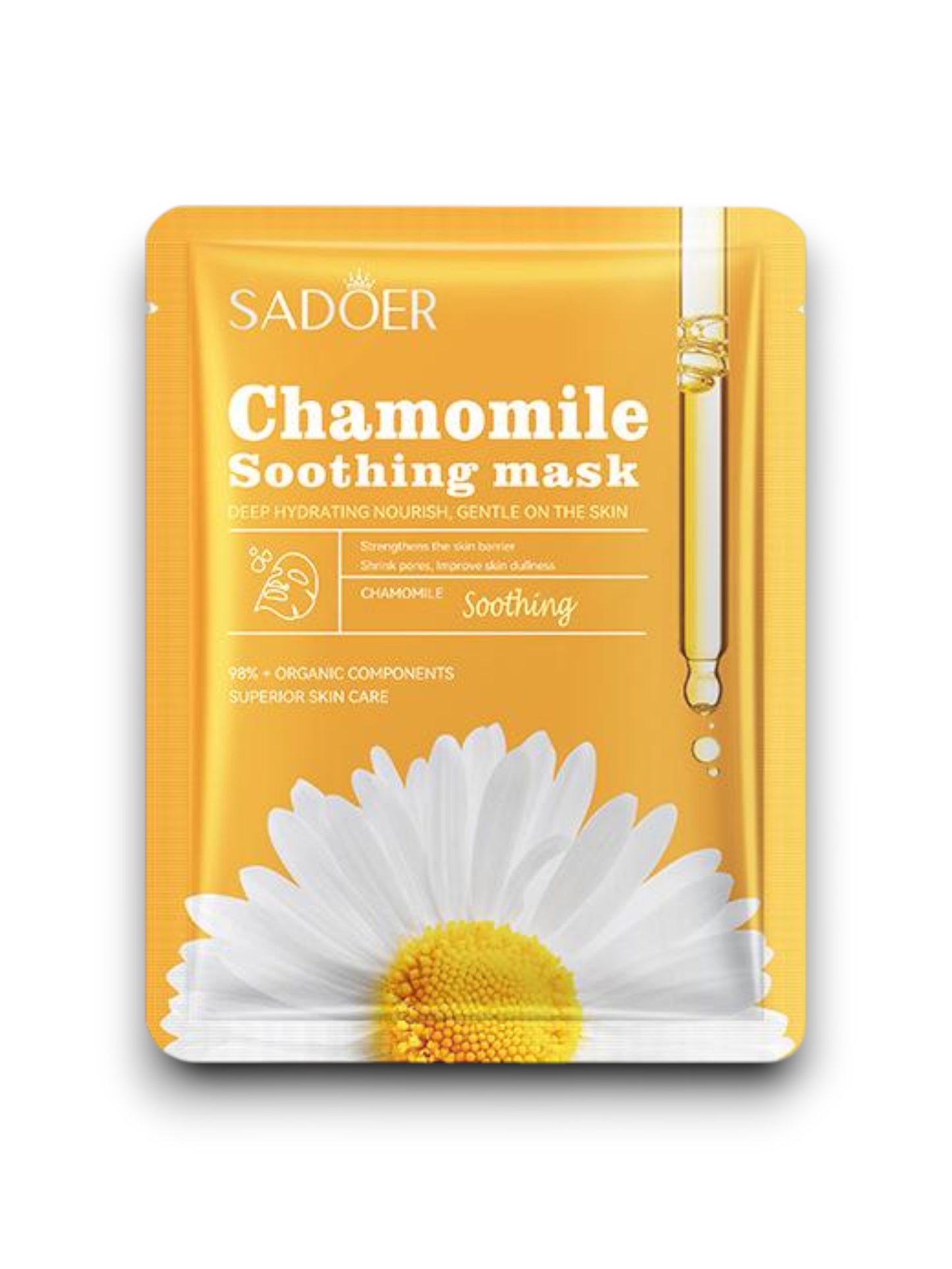 VELO FACIAL HIDRATANTE Y CALMANTE DE MANZANILLA SADOER SD03898