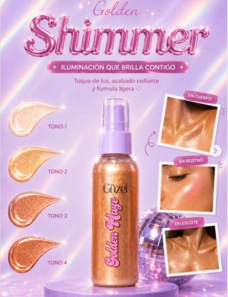 SHIMER SPRAY GOLDEN HAZE GZ-007-1
