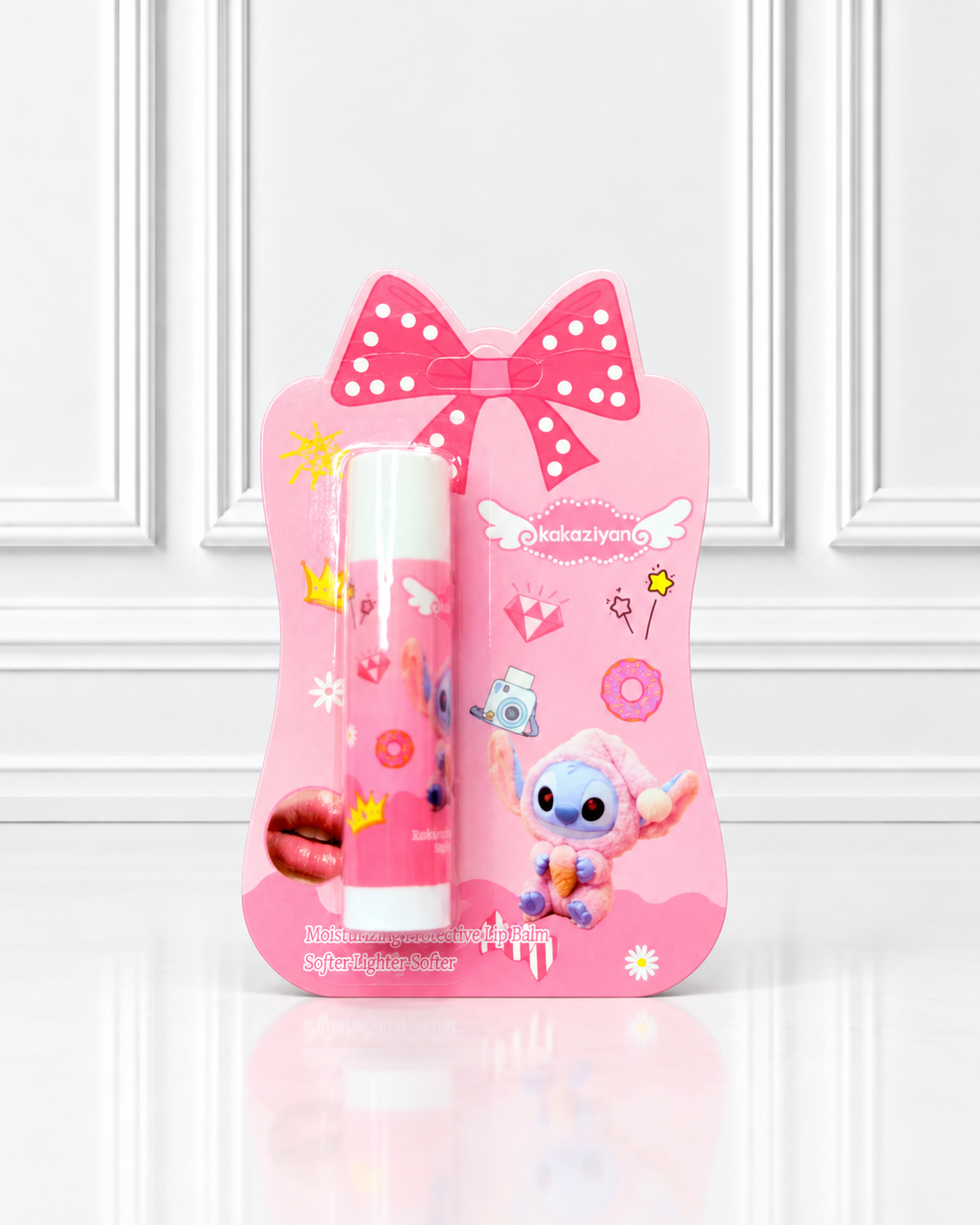 BÁLSAMO LABIAL ROSA STITCH K049-23