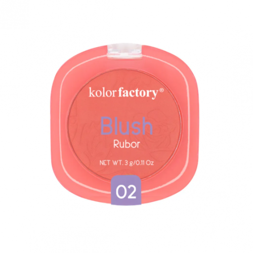 RUBOR COMPACTO TONO 02 KOLOR FACTORY