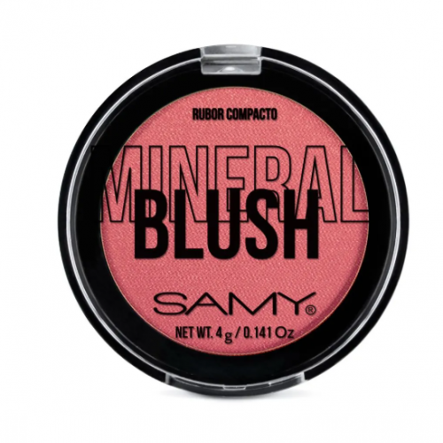 RUBOR COMPACTO MINERAL TONO 05 GOLDEN ROSE SAMY