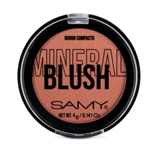 RUBOR COMPACTO MINERAL TONO 04 SALMON SAMY