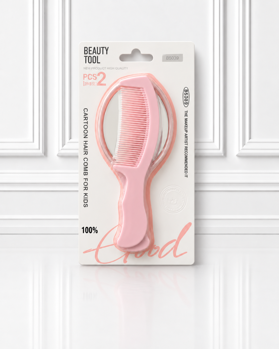 ESPEJO+PEINILLA BEAUTY TOOL GM-85369