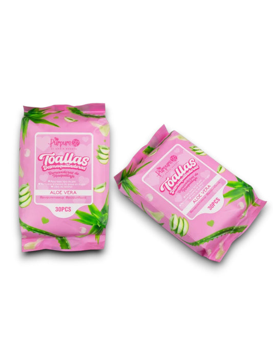 PAÑITOS HUMEDOS ALOE PURPURE