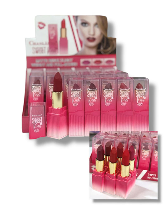 LABIAL EN BARRA MATTE SWETT KISS CHANLANYA 5568