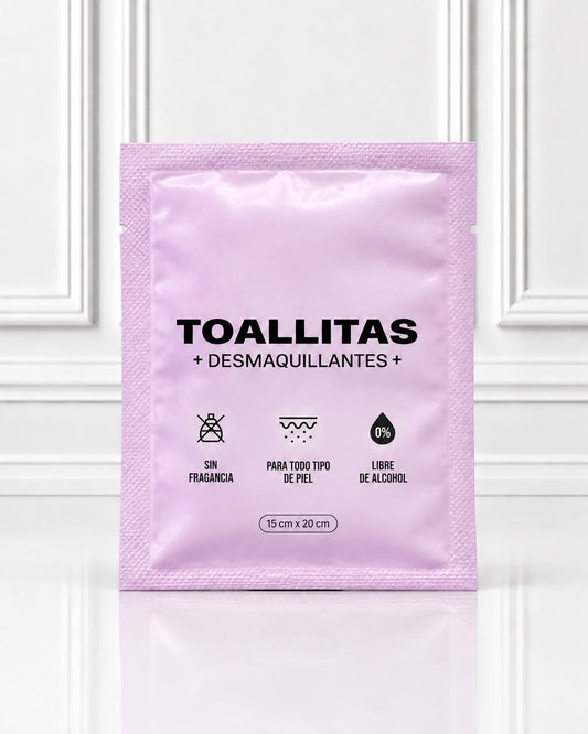PAQUETE DE TOALLITAS DESMAQUILLANTES X30 UNI HZ428