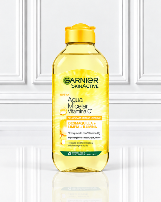 AGUA MICELAR CON VITAMINA C ACLARANTE GARNIER 400ML