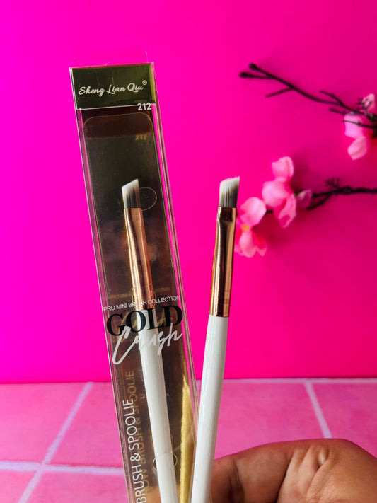 BROCHA DE CEJAS Y DELINEADO DE OJOS GOLD 309